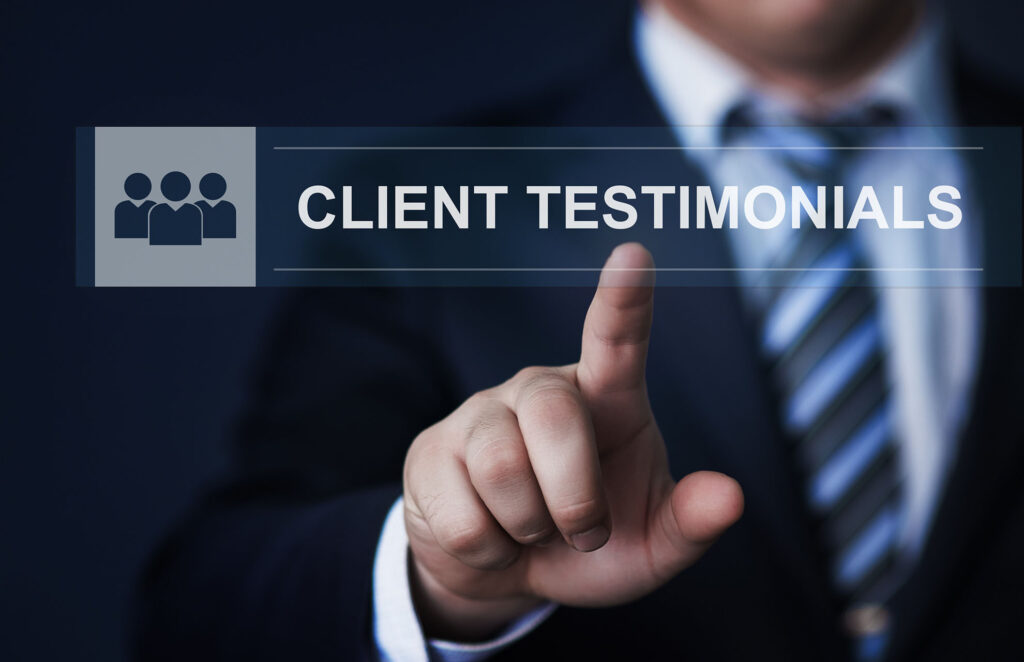 Client testominals